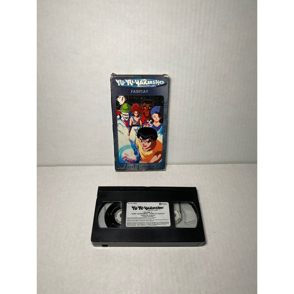 YuYu Hakusho Ghost Files Vol 11 Dark Tournament Fairplay Uncut VHS Funimation
